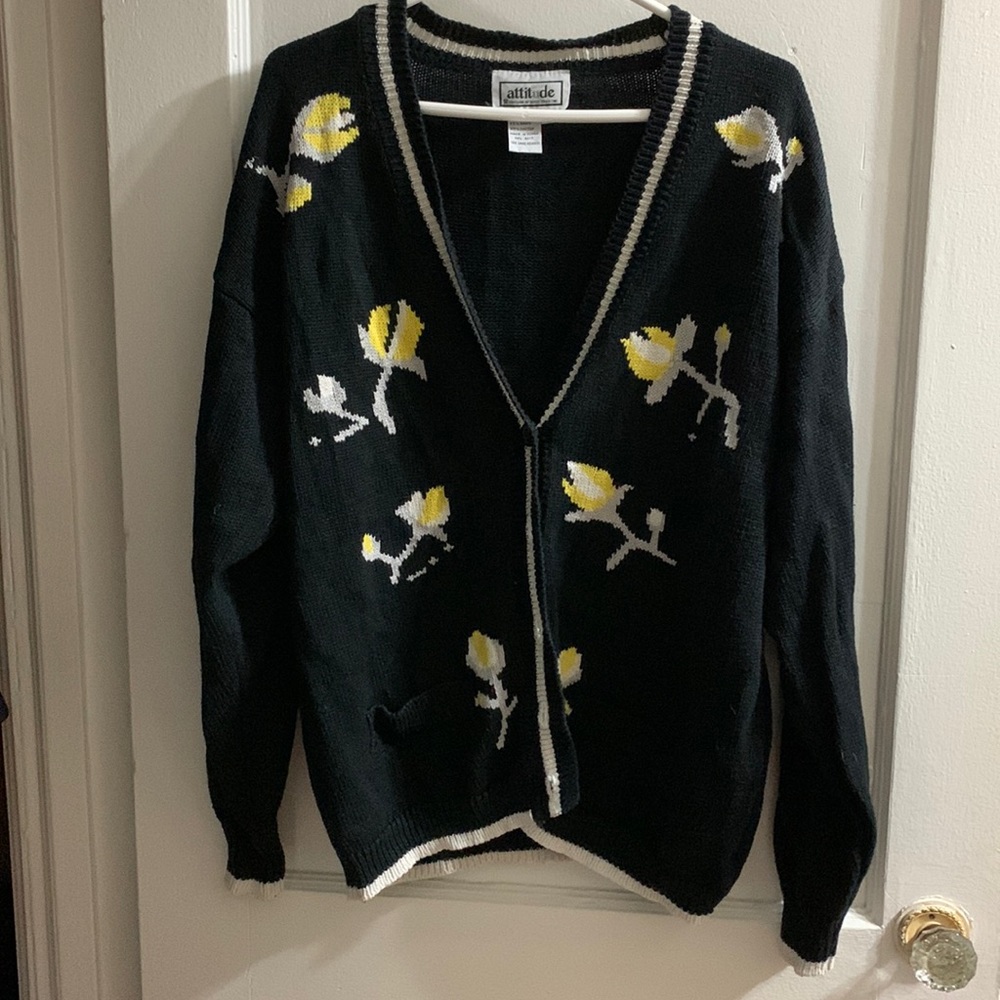 Printed Cardigan